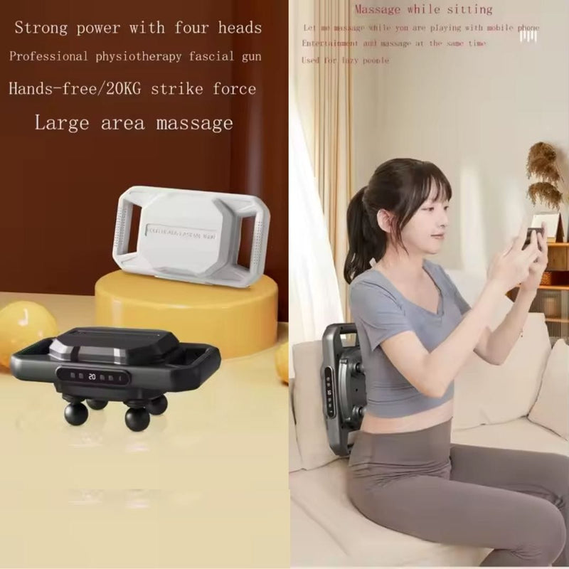 New Four-Head Massage Gun Deep Tissue, Muscle Massager