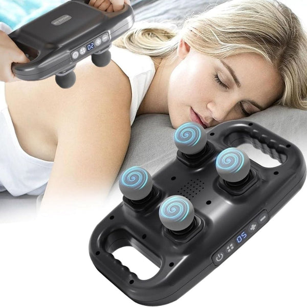 New Four-Head Massage Gun Deep Tissue, Muscle Massager