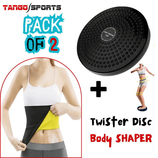 Combo Deal High Quality Hot Shaper Belt and Twister Exercise Abs Disc (Pack of 2)