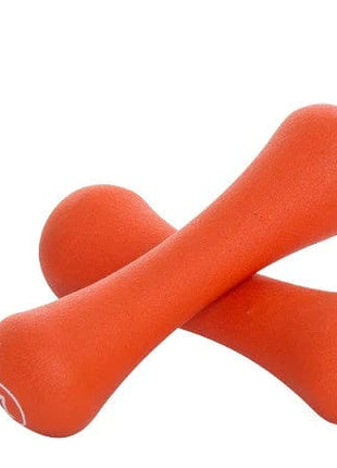 Liveup Dumbbell Bone Shape Neoprene 1 kg x 2 - Orange