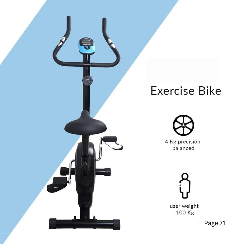 Philco Training Bike Magnetic Exercise Bike with 8 Levels Resistance