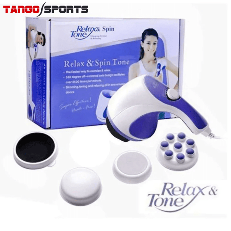 Relax and Spin Tone Massager - 5 in 1 Full Body Massager