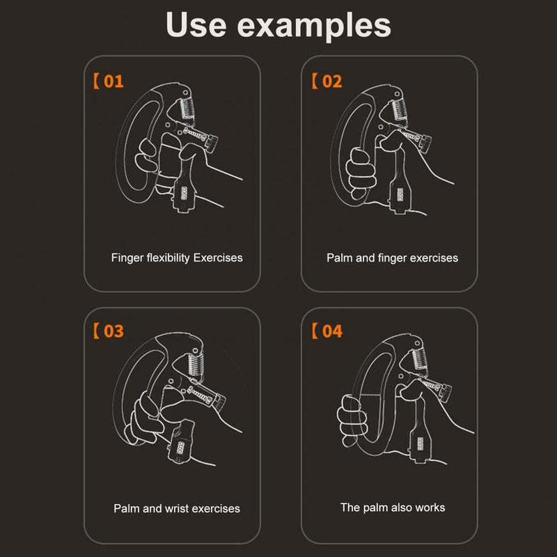 Adjustable Hand Grip With Counter - 10 to 100 KGS