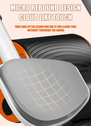 Abdominal Wheel Roller With Elbow Support - Automatic Rebound