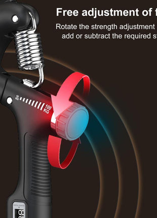 Adjustable Hand Grip With Counter - 10 to 100 KGS