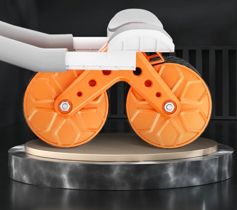 Ab Roller Wheel With Elbow Support - Orange