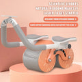 Abdominal Wheel Roller With Elbow Support - Automatic Rebound