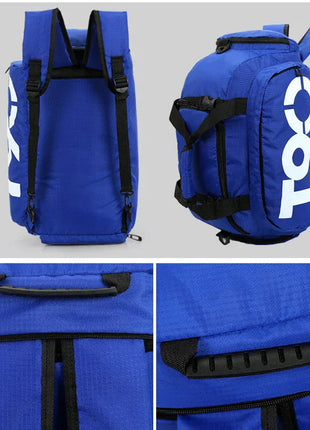 T90 Backpack 2 in 1 with Shoe Compartment - Blue
