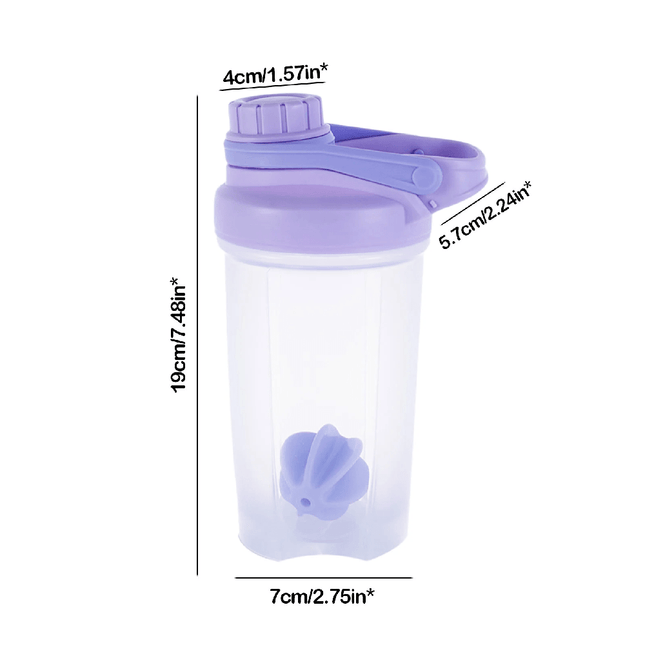 Shaker Bottle for Protein Mixes，Protein Shaker Bottles with Whisk Ball