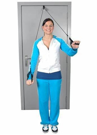 Pulley with Rope and Door Strap, Easy to Use Exercise Equipment - Shoulder Pulley
