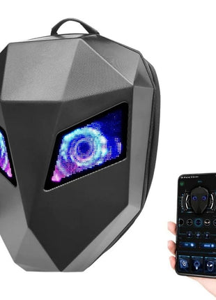 LED Display Backpack Smart Pixel Screen Bag | App Control LED Backpack for Travel School College