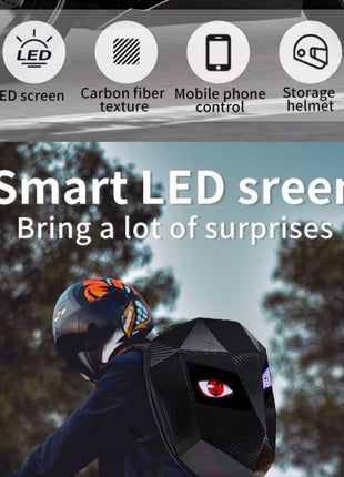 LED Display Backpack Smart Pixel Screen Bag | App Control LED Backpack for Travel School College