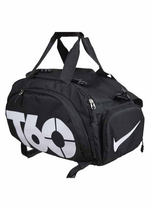 T60 Backpack 2 in 1 with Shoe Compartment - Black