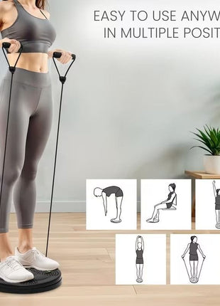 Thickened Base Waist Twister, Rotating Body Shaper with Silent Design
