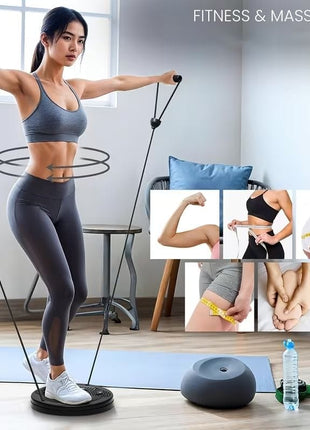 Thickened Base Waist Twister, Rotating Body Shaper with Silent Design