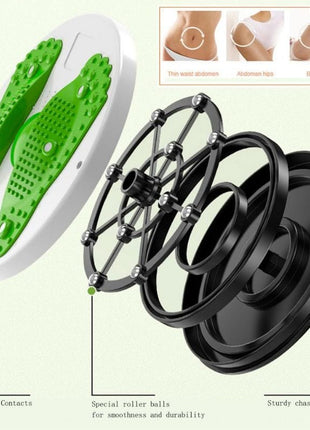 Twister/Ab Twister Board Foot Massage – Waist Twisting Disc for Fitness & Weight Loss