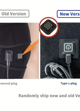USB Heated Knee Wrap, Knee Heating Pad, Leg Warmer with Adjustable Heat Settings