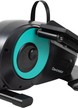 Under Desk Elliptical Bike Pedal Exerciser Portable Seated Elliptical Machine W/Adjustable Workout Levels - Adult to Seniors