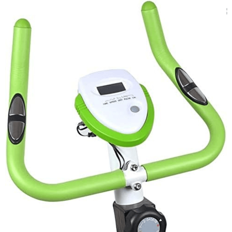 Spinning Exercise Bicycle Magnetic Resistances With LED Monitor - Upright Bike