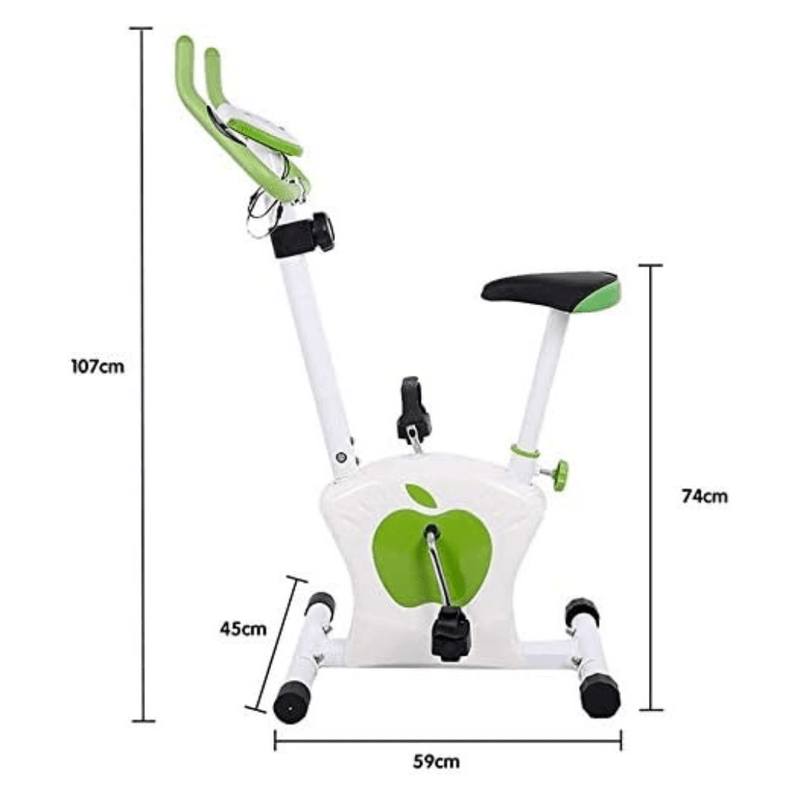 Spinning Exercise Bicycle Magnetic Resistances With LED Monitor - Upright Bike