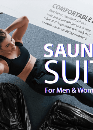 Heavy Duty Fitness Sauna Sweat Suit – Burn More, Sweat More!
