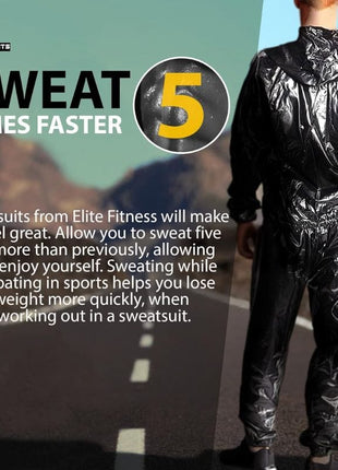 Heavy Duty Fitness Sauna Sweat Suit – Burn More, Sweat More!