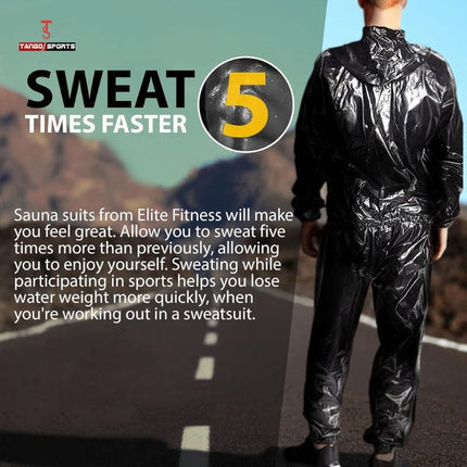 Heavy Duty Fitness Sauna Sweat Suit – Burn More, Sweat More!