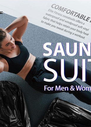 Heavy Duty Fitness Sauna Sweat Suit – Burn More, Sweat More!