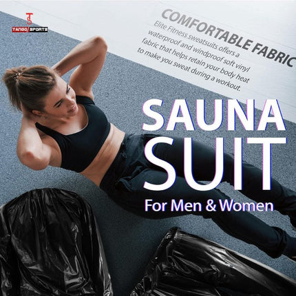 Heavy Duty Fitness Sauna Sweat Suit – Burn More, Sweat More!