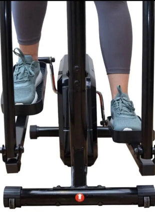 Magnetic Elliptical Cross Trainer | 8 Level Resistance | LCD Monitor Pulse Calories | Full Body Low Impact Workout | Home Gym Exercise Machine | Tango Sports & Fitness