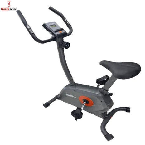 Chasall Magnetic Upright Exercise Bike | 8 Level Resistance | LCD Monitor Calories Distance Pulse | Adjustable Seat | Home Cardio Fitness Cycle | Heavy Duty | Tango Sports & Fitness