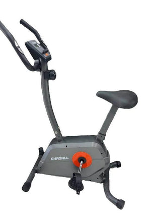 Chasall Magnetic Upright Exercise Bike | 8 Level Resistance | LCD Monitor Calories Distance Pulse | Adjustable Seat | Home Cardio Fitness Cycle | Heavy Duty | Tango Sports & Fitness