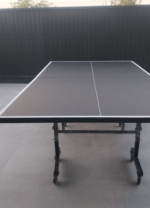 Table Tennis Table 8 Wheels Butterfly Style FOLDABLE - 5 x 9 Feet (MOISTURE PROOF)