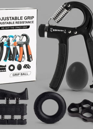 Counting Hand Grip Strengtheners Pack of 5 - Multicolored