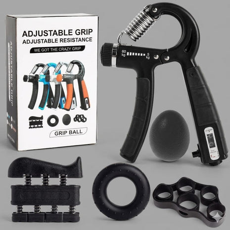 Counting Hand Grip Strengtheners Pack of 5 - Multicolored