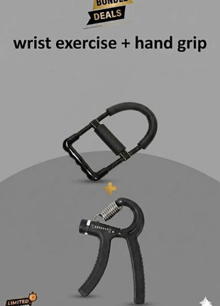 Pack Of 2 Wrist Exerciser & Adjustable Hand Gripper