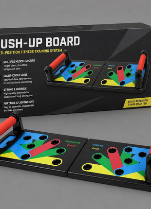 Pushup board , Multipurpose Exercise Board - Black
