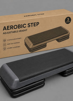 Aerobic Stepper Commercial - Black