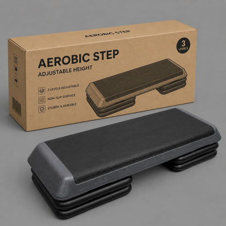 Aerobic Stepper Commercial - Black