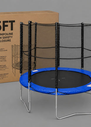 5 Feet Trampoline Round with Safety Net