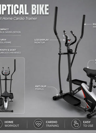 Tango Sports Magnetic Elliptical + Upright Bike | Tango Sports