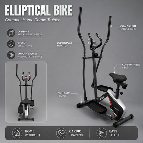 Tango Sports Magnetic Elliptical + Upright Bike | Tango Sports
