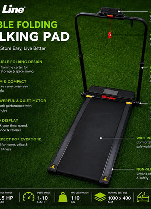 Slimlline X21 Walking Pad Double Folding - 120 Kgs