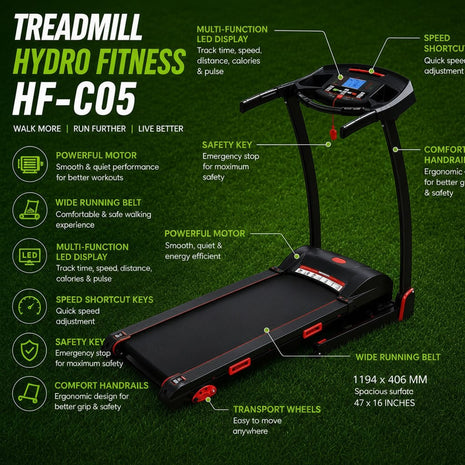 Hydro Fitness Treadmill HF-C05