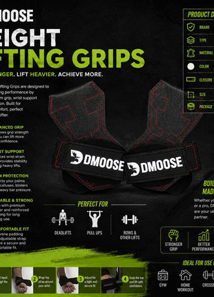 Dmoose Weight Lifting Straps - Figure 8