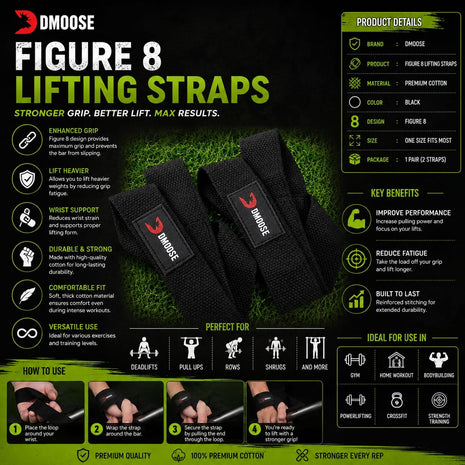 DMoose Figure 8 Lifting Straps