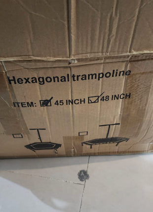 48 Inch Hexagonal Fitness Trampoiline