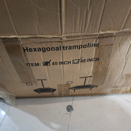 48 Inch Hexagonal Fitness Trampoiline