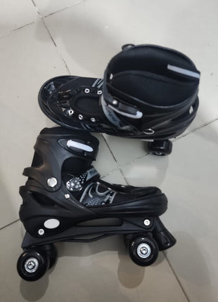 Power Superb Adjustable Roller Skate Shoes 4-Wheels Adjustable Size