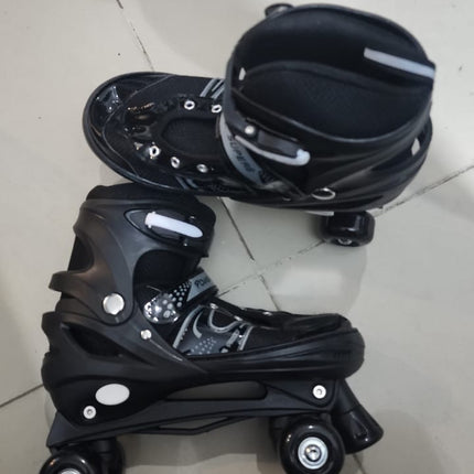 Power Superb Adjustable Roller Skate Shoes 4-Wheels Adjustable Size